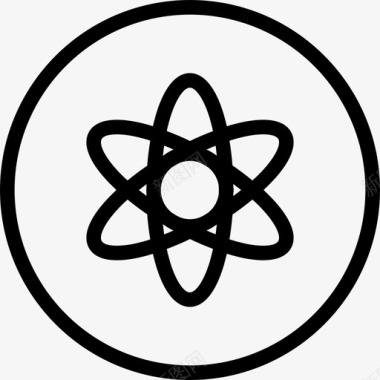 原子展示件对象图标图标