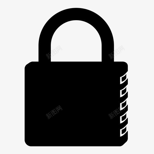 锁指轮安全图标svg_新图网 https://ixintu.com 保护 安全 屏蔽 挂锁 指轮 无钥匙 锁 锁组合 防护