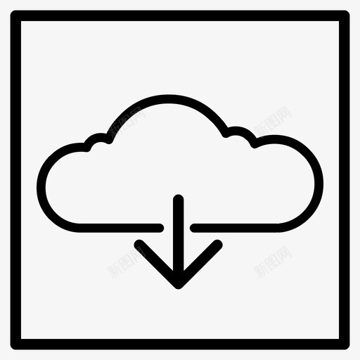 云树软件图标svg_新图网 https://ixintu.com 云 云下载 数据 树 绘图 软件