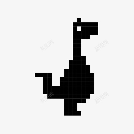 pixel恐龙pixel恐龙8位图标svg_新图网 https://ixintu.com pixel恐龙 pixel恐龙8位