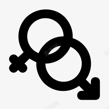 性别性符号关系图标图标