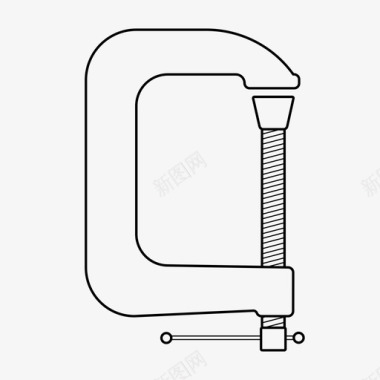 夹具台钳工具图标图标