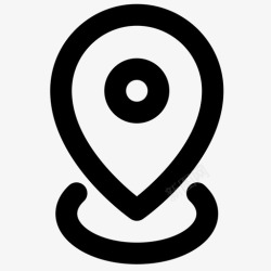 完美热门路线地图pin路线标记图标高清图片