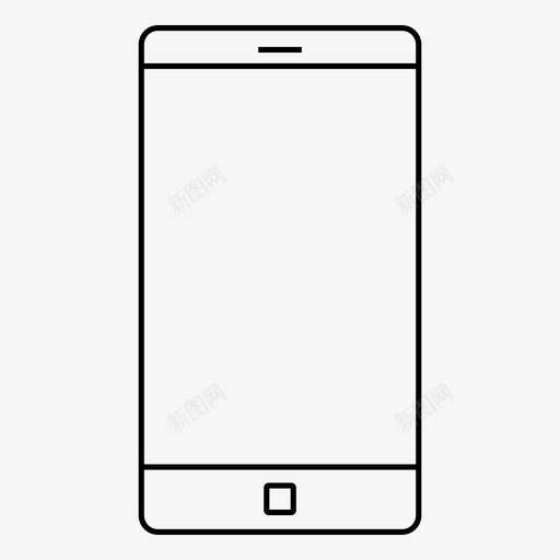 智能手机按钮携带图标svg_新图网 https://ixintu.com iphone uxcv 工作 手机 按钮 携带 智能手机 电子产品 设备