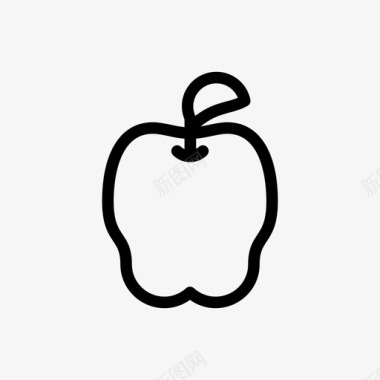 苹果简历健康图标图标