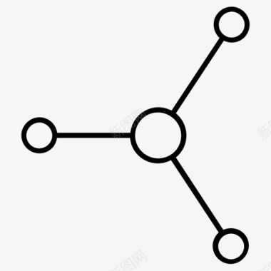 分子分子几何学图标图标