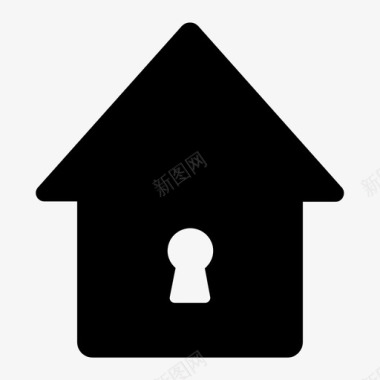 房子安全屋隐私图标图标