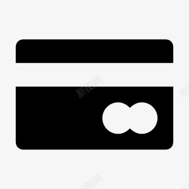 信用卡支付卡维萨卡图标图标