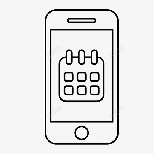 移动日历智能手机计划者图标svg_新图网 https://ixintu.com 互联网 无线 日 日期 智能手机 最新技术 浏览 移动日历 移动集合1 计划者