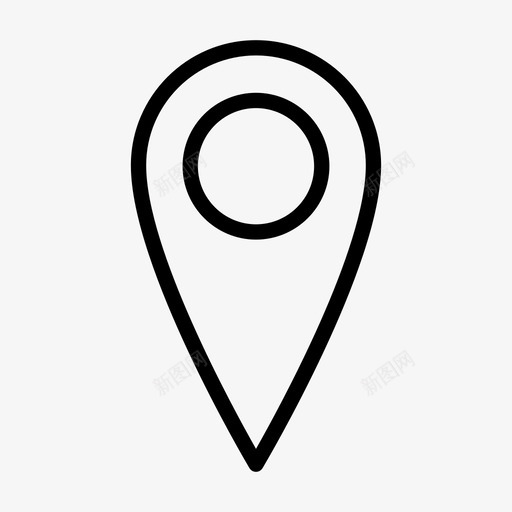 地图标识道路标记svg_新图网 https://ixintu.com 位置 地图标识 旅行 查找 标记 目的地 道路 驾驶