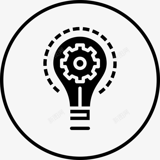 灯泡齿轮创意创造设置图标svg_新图网 https://ixintu.com 先进性 创意创造 创新 想象力 搜索引擎优化发展全面坚实的第一卷 灯泡齿轮 现代化 网络 设置 领先优势