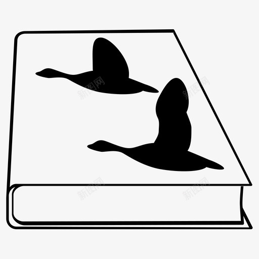 野生动物书籍鸟类飞行图标svg_新图网 https://ixintu.com 自然 野生动物书籍 飞行 鸟类 鸟类书籍