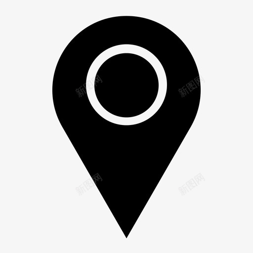 地图标记位置点svg_新图网 https://ixintu.com 位置 保留 出售 否 地图标记 点 粗体 金色