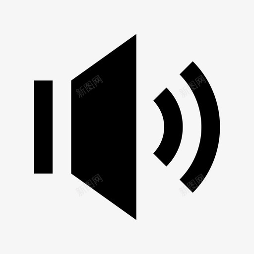 扬声器音量高音旋钮图标svg_新图网 https://ixintu.com 声音 扬声器 扬声器音量 旋钮 网页设计和开发材料设计图标 音乐 高音