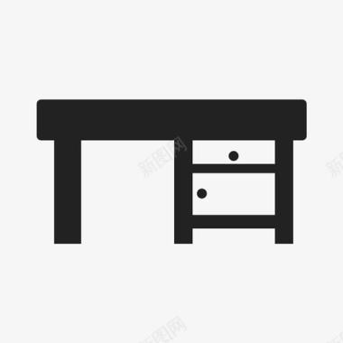 办公桌平板动产图标图标