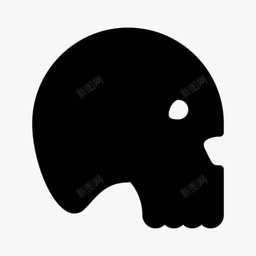 头骨头颅健康图标svg_新图网 https://ixintu.com 健康 医疗 头颅 头骨 影像 救护车