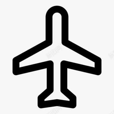 机场旅行交通图标图标