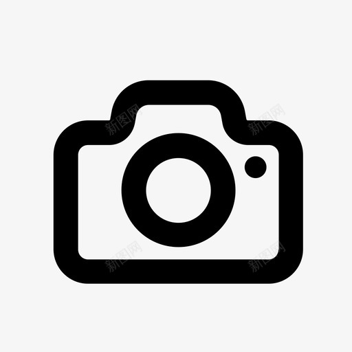 照相机摄影图标svg_新图网 https://ixintu.com 图像 图片 多媒体 摄影 数码 照相机 线图标 肖像 胶片