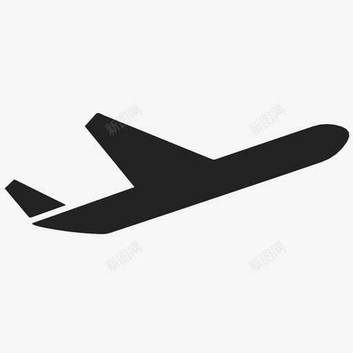 飞机旅行天空图标svg_新图网 https://ixintu.com 乘客 到达 天空 旅行 机场 起飞 飞机 飞行
