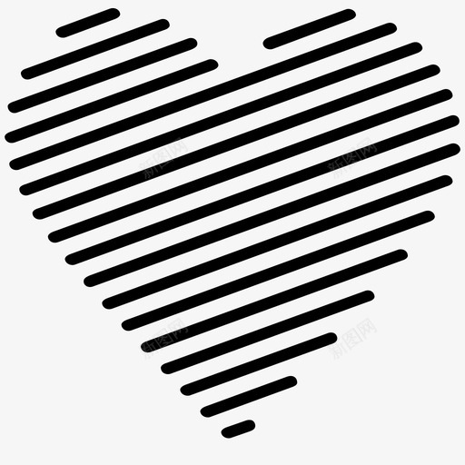 心条纹服务图标svg_新图网 https://ixintu.com 友谊 喜欢 心 情人节 情感 服务 条纹 激情 爱 爱情