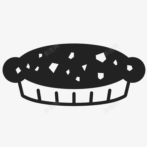 蛋糕切片派图标svg_新图网 https://ixintu.com 切片 图层 派 派对 甜食 生日 糖霜 蛋糕 蜡烛 食物