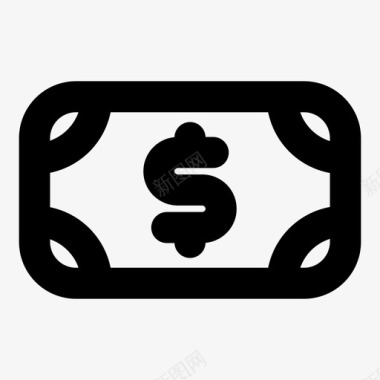 美元夏普纳货币图标图标
