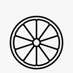 黄金网眼背景图片橘子片不果汁图标高清图片