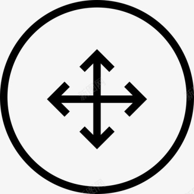 arrow商业服务圆形实心卷2图标图标