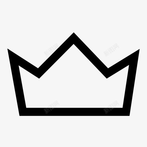 王冠标志皇家图标svg_新图网 https://ixintu.com 下一个 多重 奖励 女王 忽略 指示 标志 王冠 王冠之王 王国 皇家