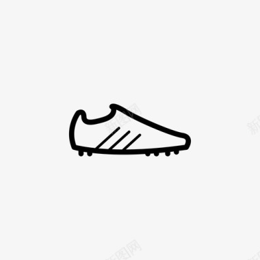 鞋运动足球图标图标