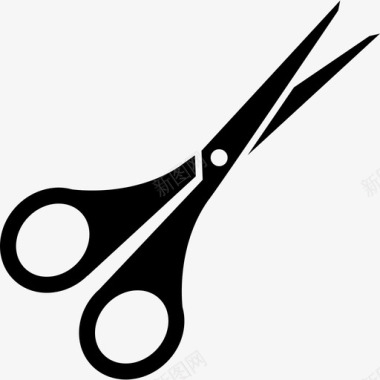 剪刀工具和用具发廊图标图标