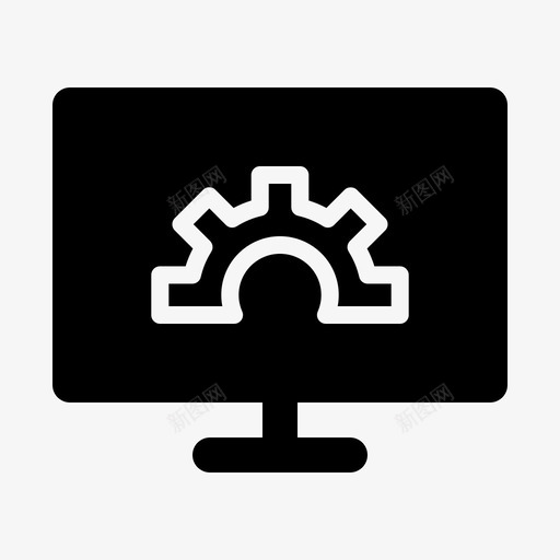 设置技术性能图标svg_新图网 https://ixintu.com cog 优化 办公室 工作 应用程序 性能 技术 效率 桌面 生产力 计算机 设置