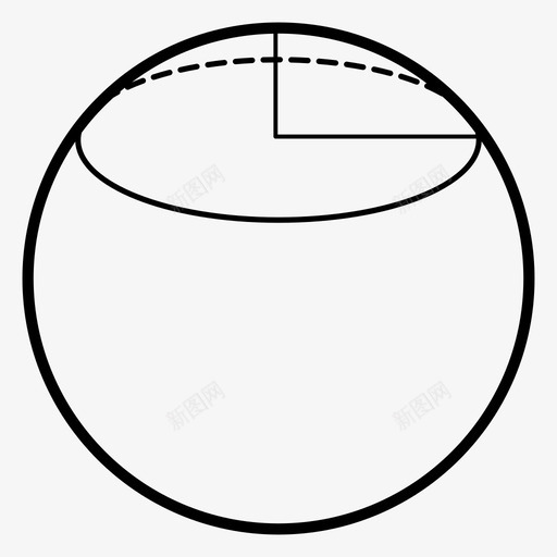 球形帽已售出形状图标svg_新图网 https://ixintu.com 3d 不 保留 已售出 形状 技术图纸 球形帽 粗体 绘图 金色