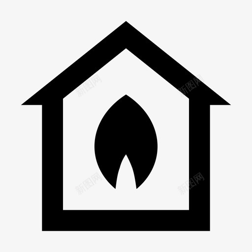 生态家园树叶房子图标svg_新图网 https://ixintu.com 房子 放大 时尚 服装 树叶 毛德林 生态家园 生态概念 粘胶 绿色房子 自然和生态材料设计图标