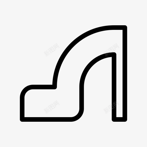 高跟鞋洗衣房鞋类图标svg_新图网 https://ixintu.com 上等 时尚 服装 洗衣房 考究 鞋类 高跟鞋