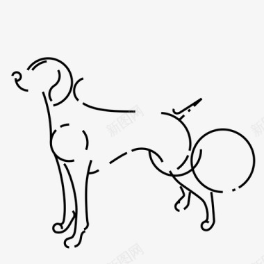 狗动物婊子图标图标