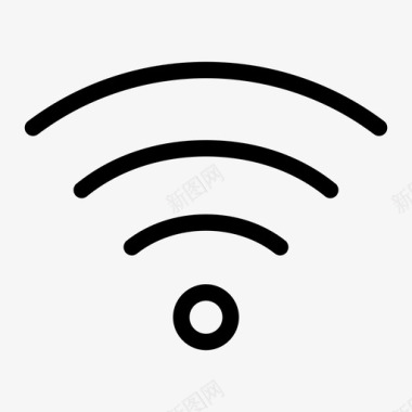 wifi无线连接信号图标图标