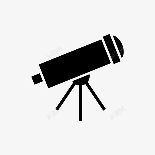 望远镜器具工具图标svg_新图网 https://ixintu.com 凝视 变焦器 器具 天文学 工具 户外 放大镜 望远镜 物体 空间
