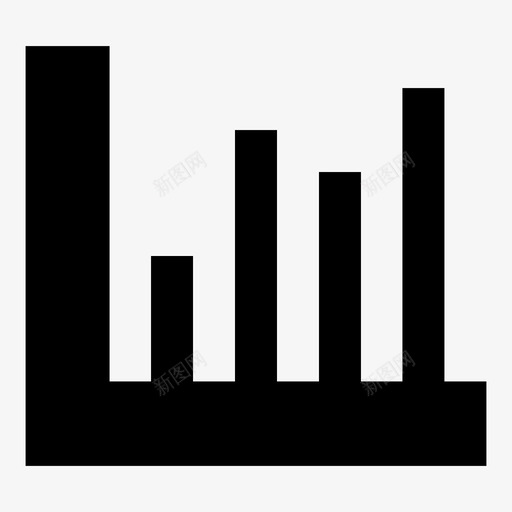 条形图图表经济学图标svg_新图网 https://ixintu.com 变量 图表 条形图 经济学 统计学