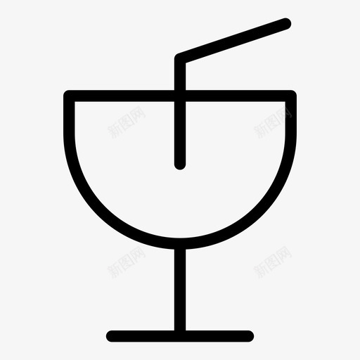 酒杯液体吸收图标svg_新图网 https://ixintu.com 吸收 容器 杯子 液体 酒杯 酒精 饮用