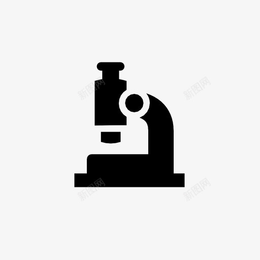 显微镜放大工具图标svg_新图网 https://ixintu.com 光学推进 分析 医疗工具 工具 放大 显微镜 检查 特写 细节 透镜