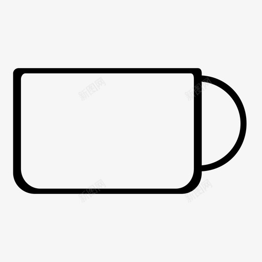 杯子展示品材料图标svg_新图网 https://ixintu.com 厨房 咖啡 展示品 早餐 材料 杯子 物品 茶 陶器