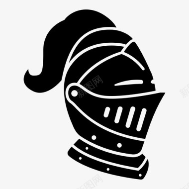 骑士头盔皇家物品图标图标