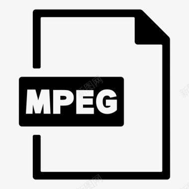 mpeg文件感伤粘粘图标图标