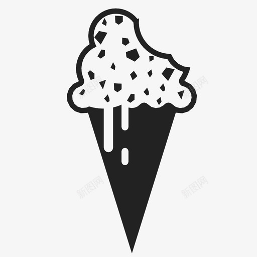 ice cream图标svg_新图网 https://ixintu.com ice cream