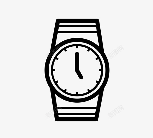 手表花式金图标svg_新图网 https://ixintu.com 手表 时间 腕表 花式 金 钟表 银