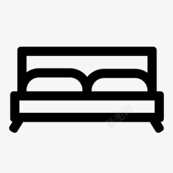 床品床睡眠展示品图标高清图片