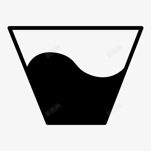 一杯水液体水合作用图标svg_新图网 https://ixintu.com 一杯水 半满 半空 水合作用 水玻璃 液体 饮料 饮用玻璃杯