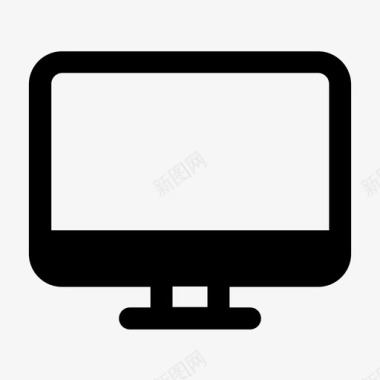 显示器电脑屏幕输入图标图标