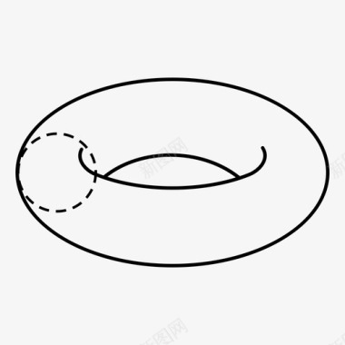 圆环符号形状图标图标